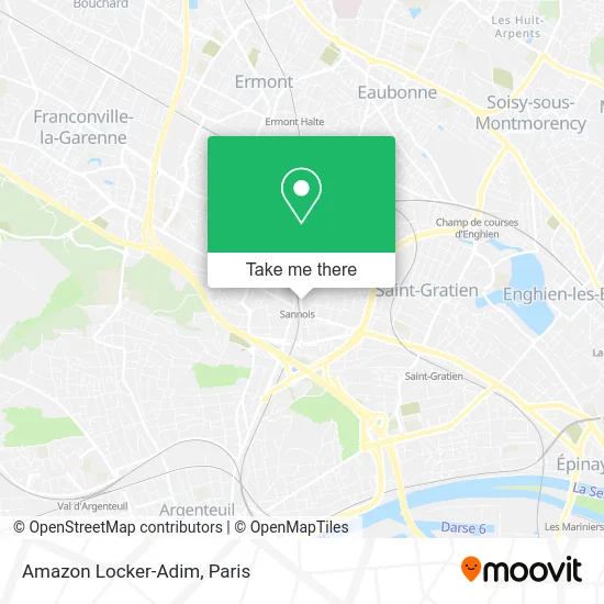 Amazon Locker-Adim map