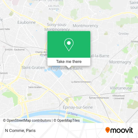 N Comme map