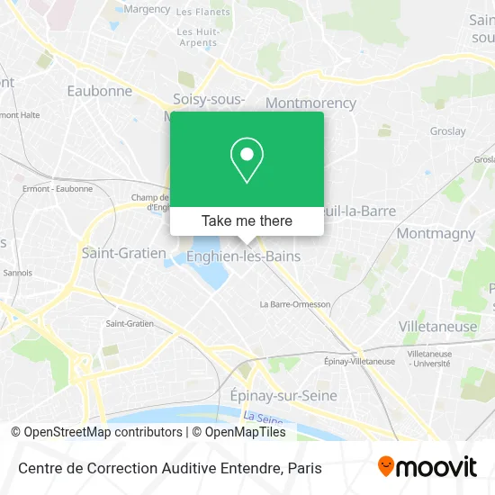 Centre de Correction Auditive Entendre map
