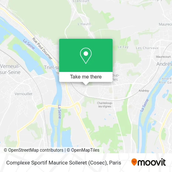 Complexe Sportif Maurice Solleret (Cosec) map