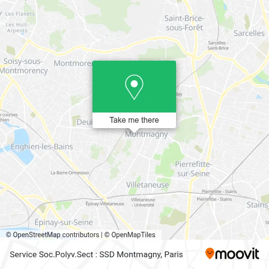 Service Soc.Polyv.Sect : SSD Montmagny map