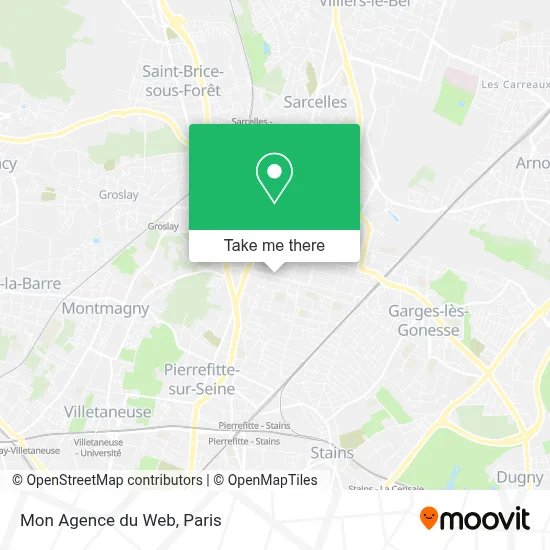 Mon Agence du Web map