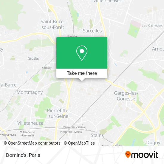 Domino's map