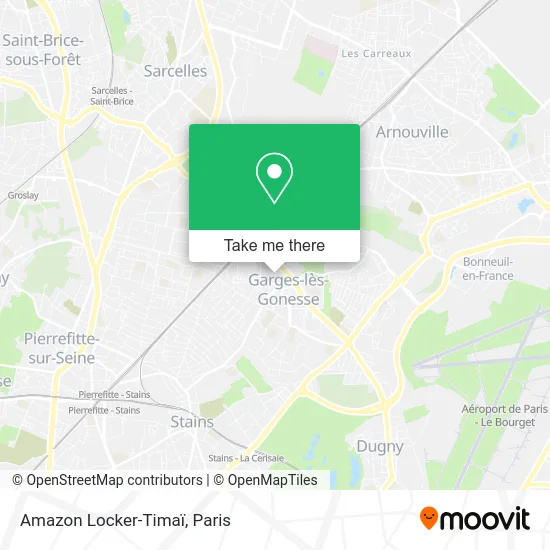 Amazon Locker-Timaï map