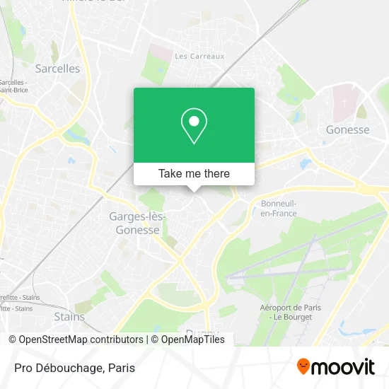 Pro Débouchage map