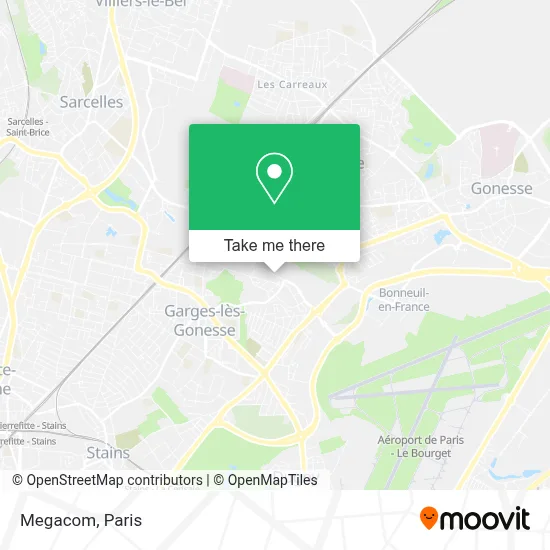 Megacom map
