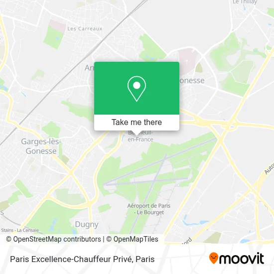 Paris Excellence-Chauffeur Privé map