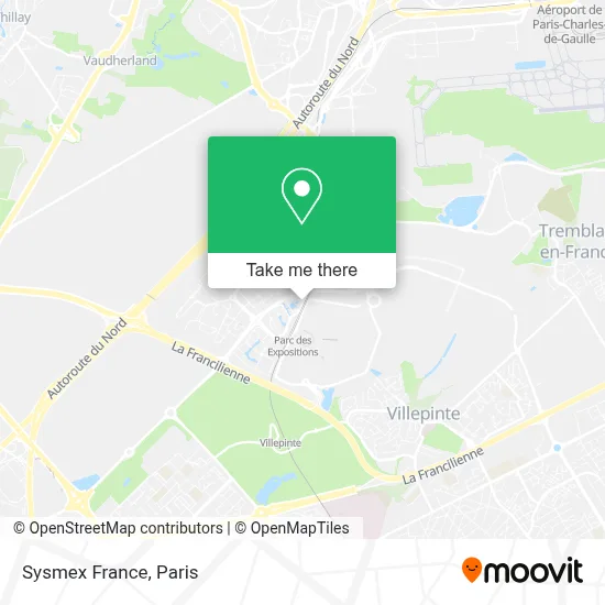 Sysmex France map