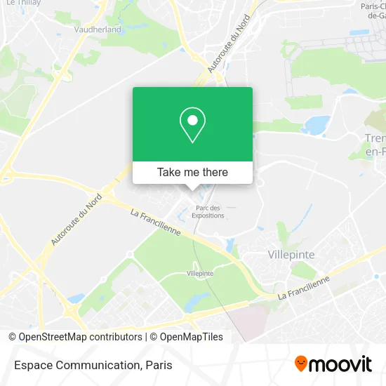 Espace Communication map