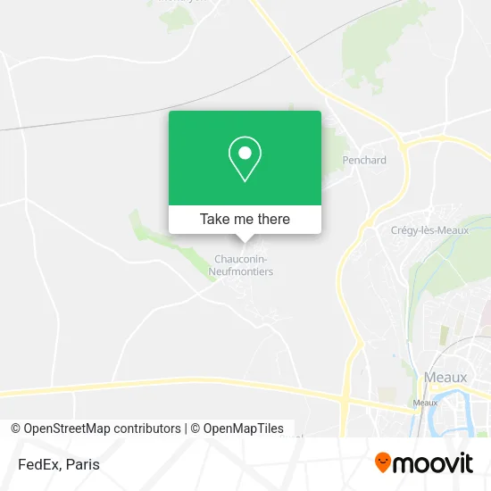 FedEx map