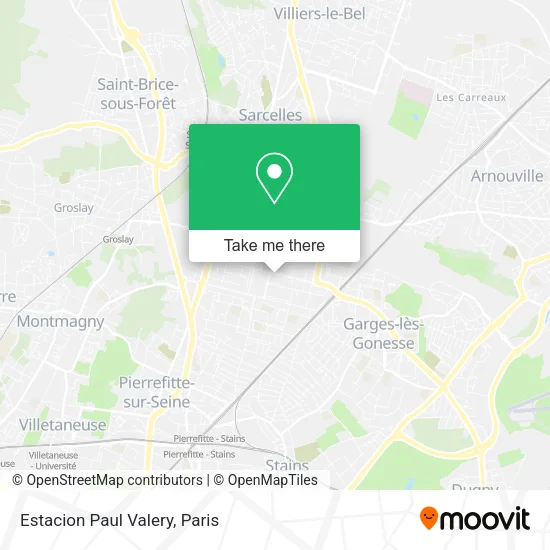 Estacion Paul Valery map