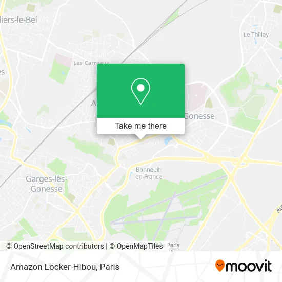 Amazon Locker-Hibou map