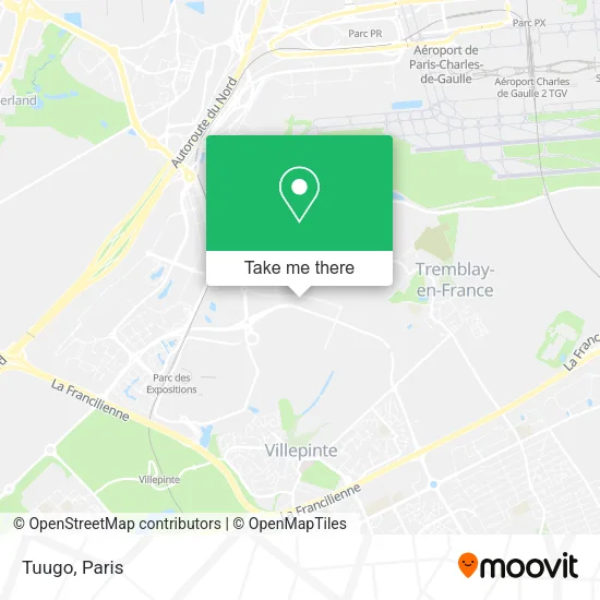 Tuugo map
