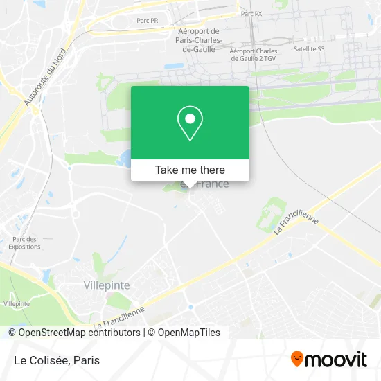 Le Colisée map
