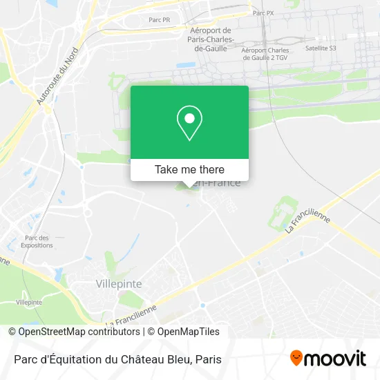 Parc d'Équitation du Château Bleu map