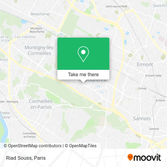 Riad Souss map