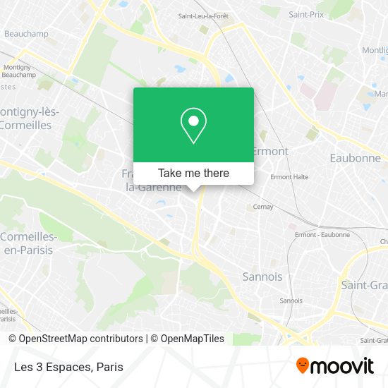 Les 3 Espaces map