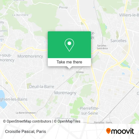 Croisille Pascal map