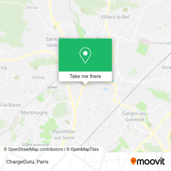 ChargeGuru map