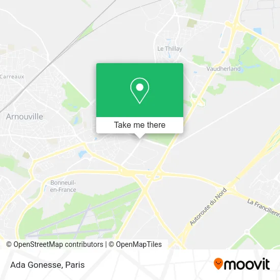 Ada Gonesse map