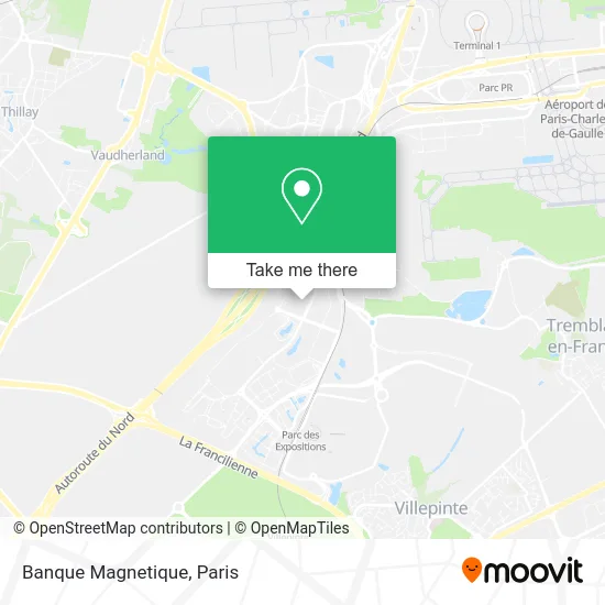 Banque Magnetique map