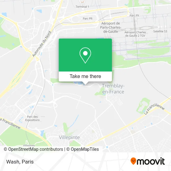 Wash map