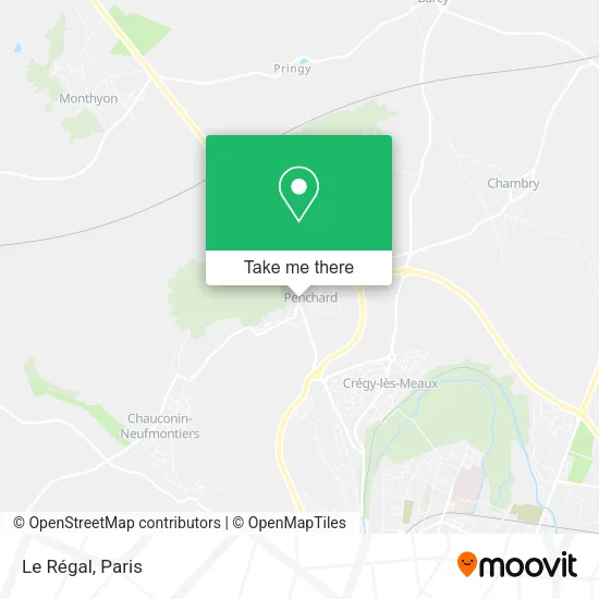 Le Régal map