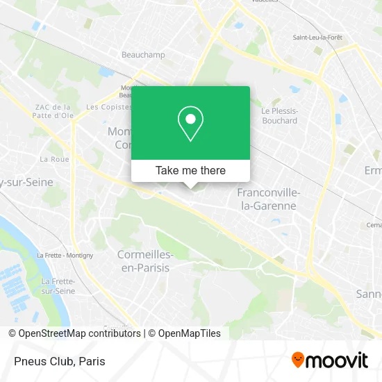 Pneus Club map