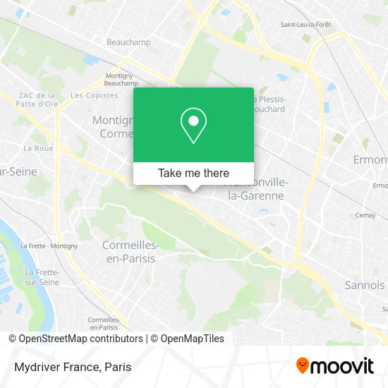 Mydriver France map