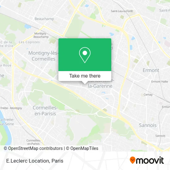 Mapa E.Leclerc Location