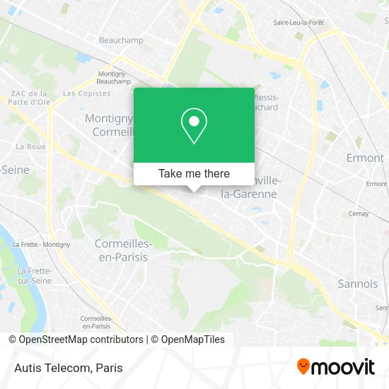 Autis Telecom map