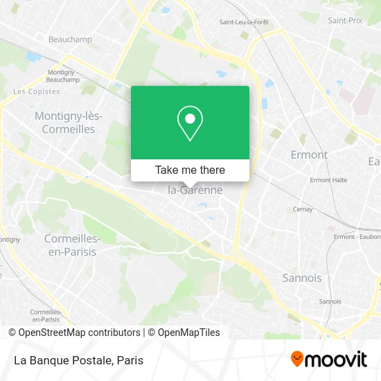 La Banque Postale map