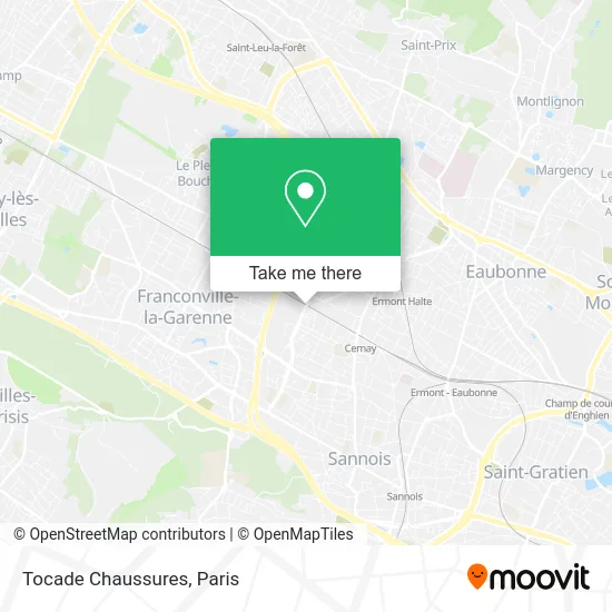 Tocade Chaussures map