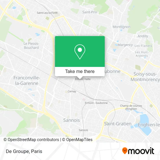 De Groupe map