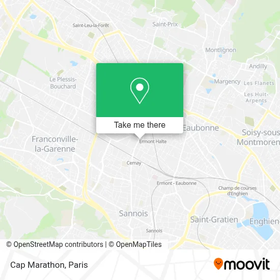 Cap Marathon map