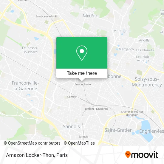Amazon Locker-Thon map