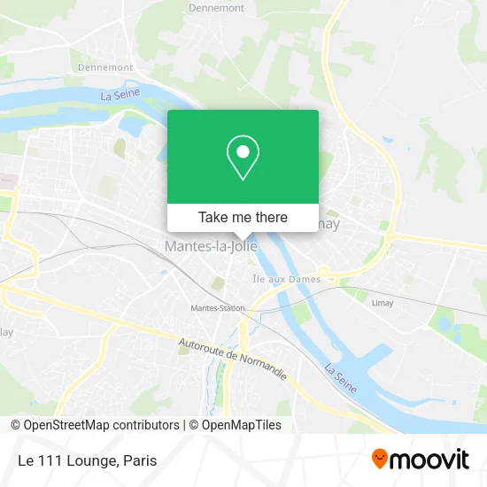 Le 111 Lounge map