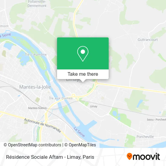 Résidence Sociale Aftam - Limay map