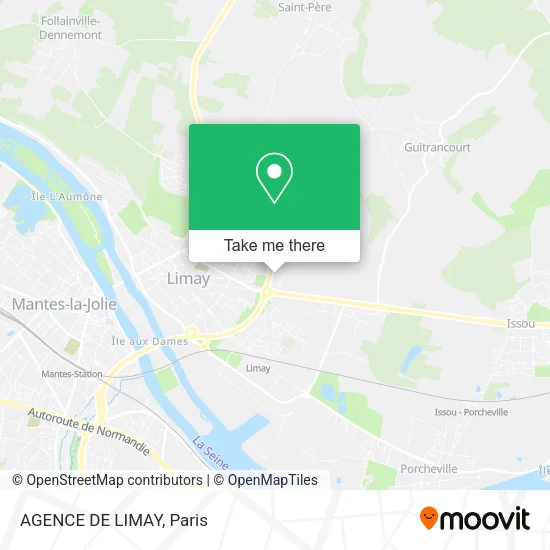 AGENCE DE LIMAY map