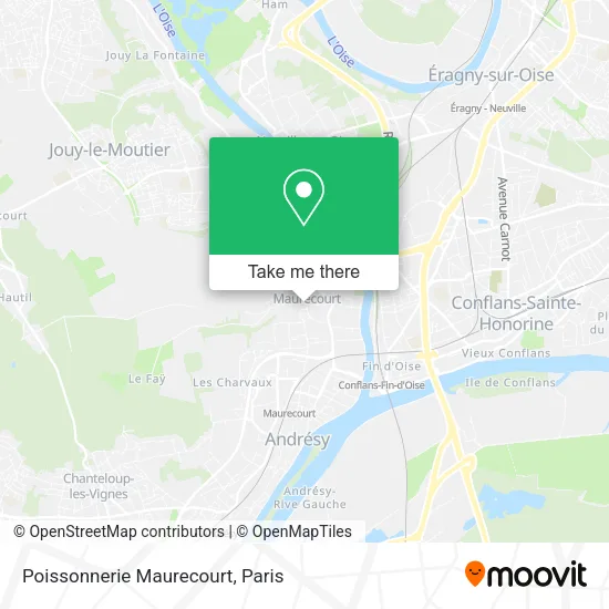Poissonnerie Maurecourt map