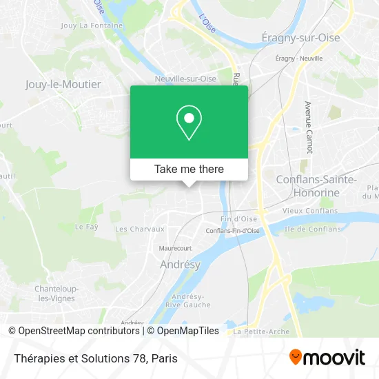 Thérapies et Solutions 78 map