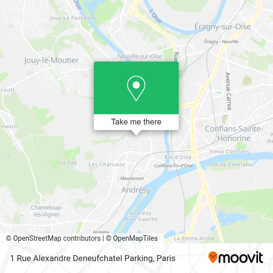 1 Rue Alexandre Deneufchatel Parking map