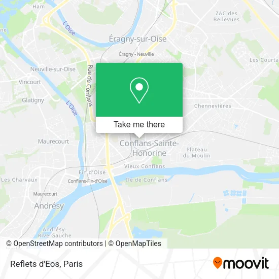 Reflets d'Eos map