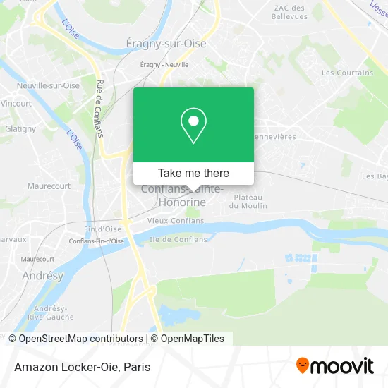 Amazon Locker-Oie map