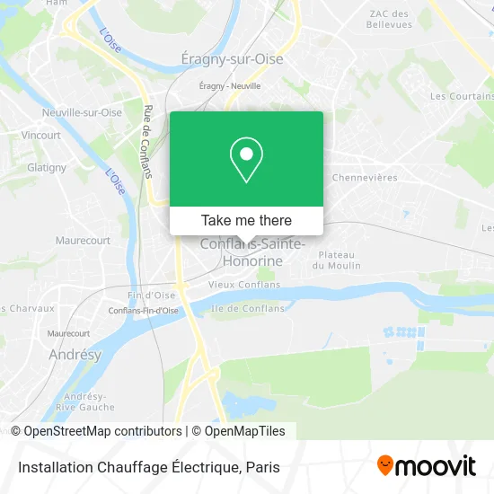 Installation Chauffage Électrique map