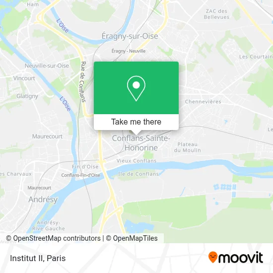 Institut II map
