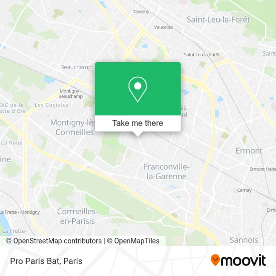 Pro Paris Bat map