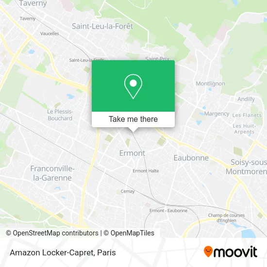 Amazon Locker-Capret map