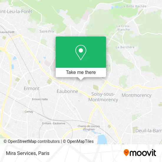 Mira Services map