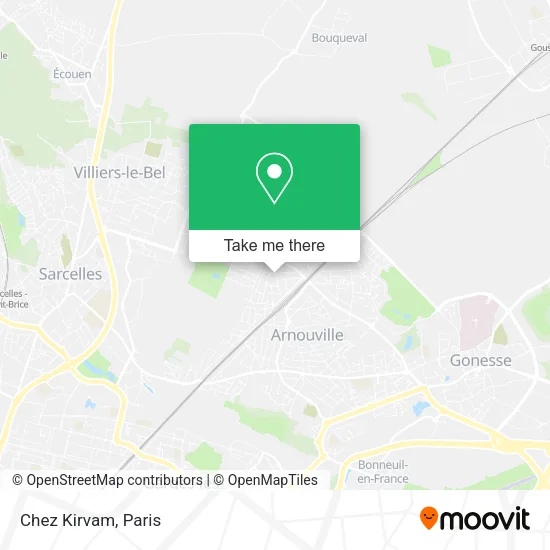 Chez Kirvam map